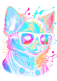Neon Dog Koszulka damska
