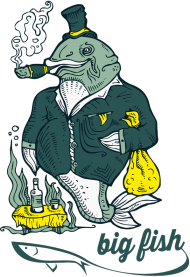 T-shirt Big Fish