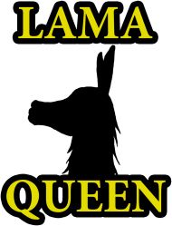 Lama Queen by Shantee # biała ramiączka