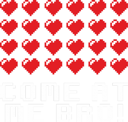 GeekWear - COME AT ME BRO! retro  8-bit gamer gracz koszulka męska