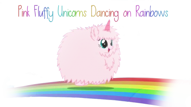 Koszulka MLP My Little Pony Pink Fluffy Unicorns Dancing on Rainbows