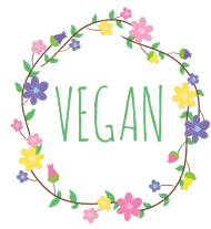 VEGAN Floral - Koszulka damska