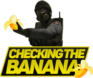 Checking the banana