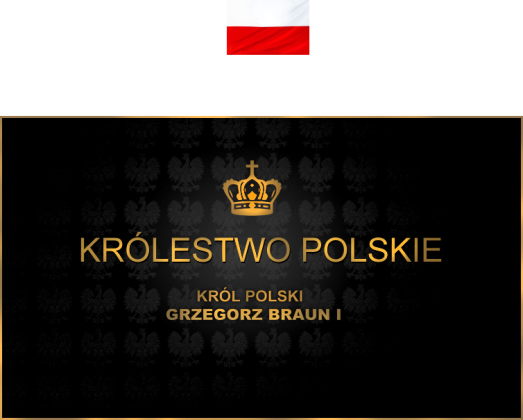 Oficjalna koszulka Królewsta Polskiego pod Panowaniem Króla Grzegorza Brauna I