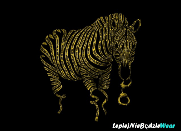 Zebra damska (czarna)