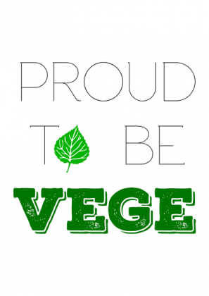 Kubek proud to be vege kolorowy