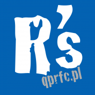 Koszulka qprfc.pl niebieska męska
