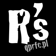 Koszulka qprfc.pl czarna damska