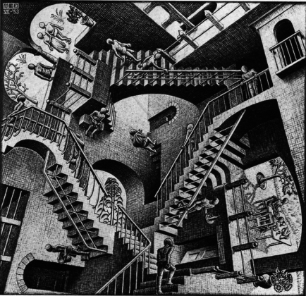 MC Escher art t-shirt