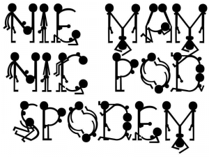 Nie mam nic pod spodem - nadruk