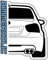 Bimmerholic E90 rear (koszulka męska)