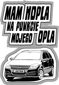 Opel Astra H (koszulka męska)