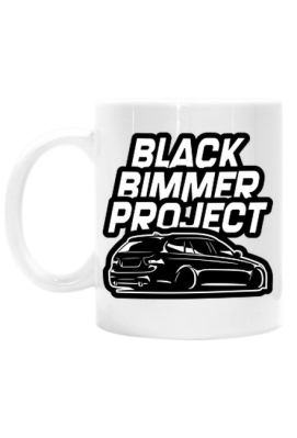 E91 - BlackBimmerProject (kubek) - Bimmerholic - koszulki BMW