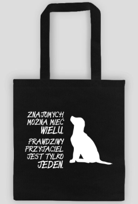 Przyjaciel jest jeden (torba) jg - POMAGAM - koszulki charytatywne