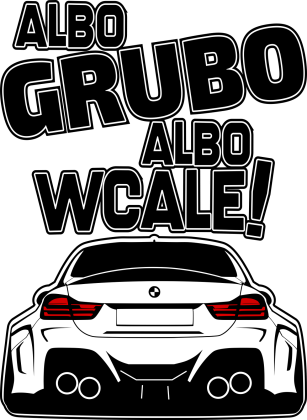 BG M4 - Albo grubo albo wcale (bluza college) gt