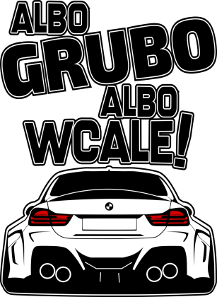 BG M4 - Albo grubo albo wcale (bluza męska kaptur) gt