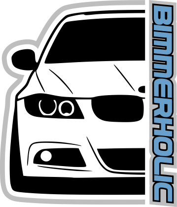 Bimmerholic E90 front (bluza damska kaptur)