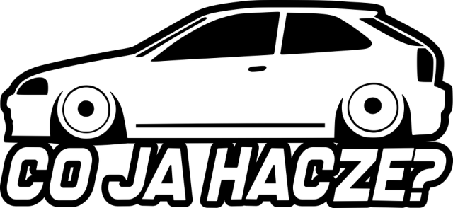 Co ja hacze - Civic (bluza męska kaptur) cg