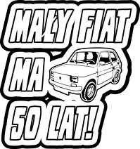 Mały Fiat ma 50 lat (kubek)