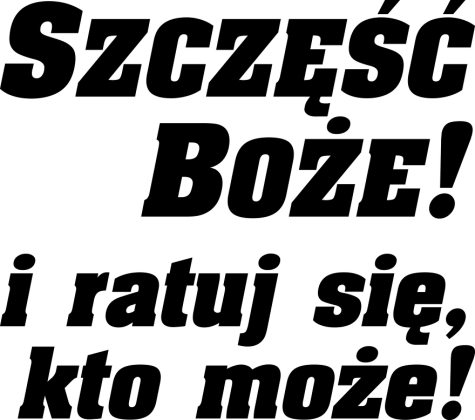 SZCZĘŚĆ BOŻE (koszulka damska) cg
