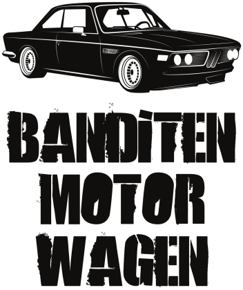 BMW E9 - Banditen Motor Wagen (bluza damska kaptur)