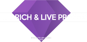 DIE RICH & LIVE PROUD. - nadruk