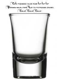 Barman nalał parę luf