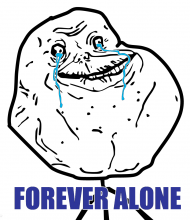 Forever Alone - koszulka męska