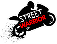 street warrior bluza czarna motocykl