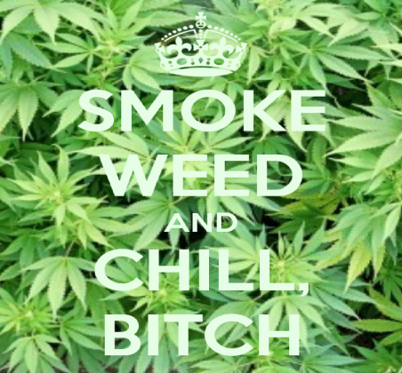 Koszula Smoke Weed & Chill Bitch