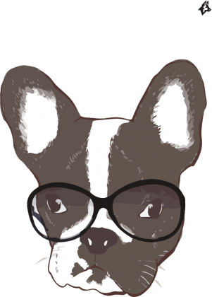 BasiaTheDog - T-Shirt damski #frenchbulldog