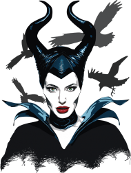 Maleficent koszulka damska - Isabellarte