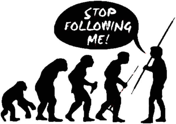 Stop following me! - damska koszulka