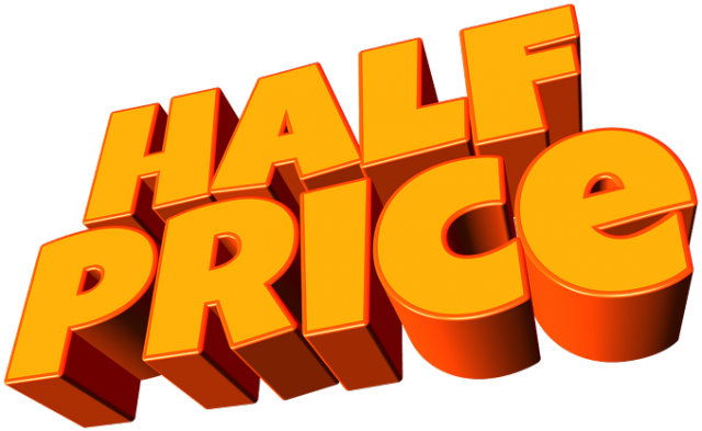 T-shirt half price