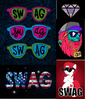 Koszulka chłopięca SWAG - nadruk