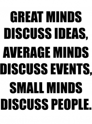 Great minds white