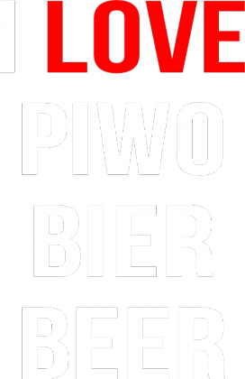 koszulka I LOVE PIWO BIER BEER
