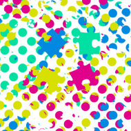 Kropki Puzle Kolory
