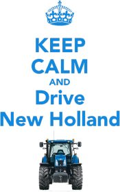 Koszulka Żeńska Keep Calm And Drive New Holland Żeńska