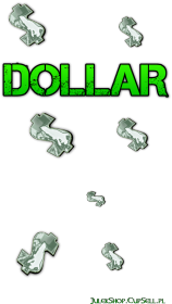T-shirt z napisem DOLLAR
