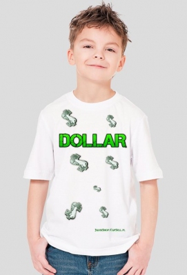 T-shirt z napisem DOLLAR - JulekShop