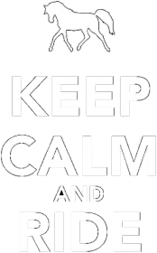keep calm - damska czarna