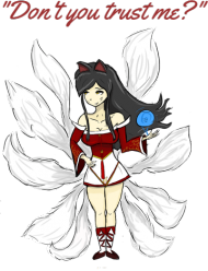 Ahri "Nie ufasz mi?" kubek