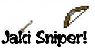 Minecraft Koszulka Biała Męska - Jaki Sniper!