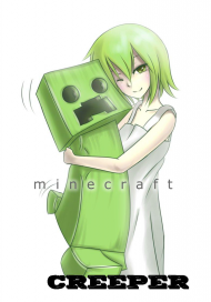 Koszulka Minecraft Creeper Anime Męska