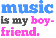 tshirt music is my boyfriend