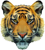 QTshop - TYGRYS tiger kubek jednostronny