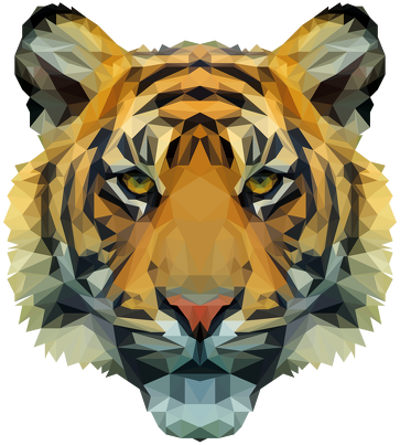 QTshop - TYGRYS tiger kubek jednostronny