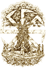 Swarzyca/kołowrót słowiański . Sepia