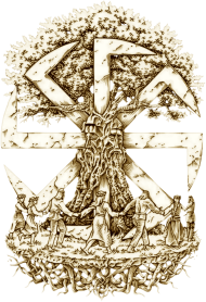 Swarzyca/kołowrót słowiański . Sepia